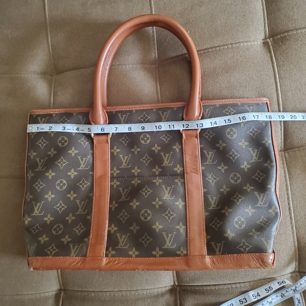 Rare 💯 Louis Vuitton Sac Weekend Monogram Tote - Picture 8 of 16